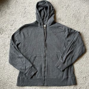 Champion size L gray full zip hoodie